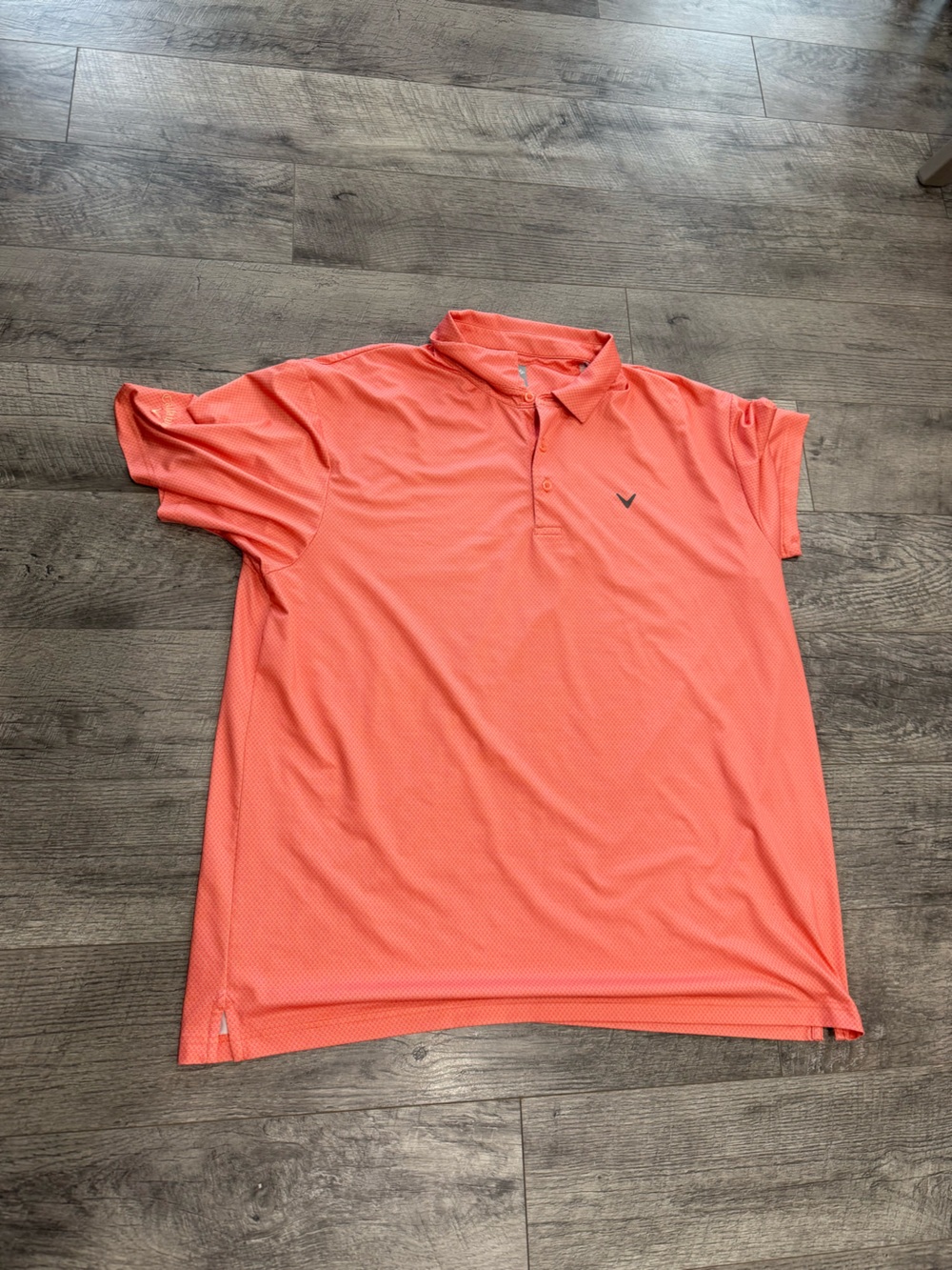 Callaway Men's coral Golf Polo Shirt